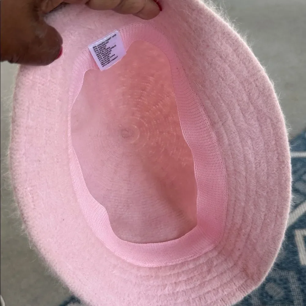 Vtg 90’s Style Angora Blend Bucket Hat O/S